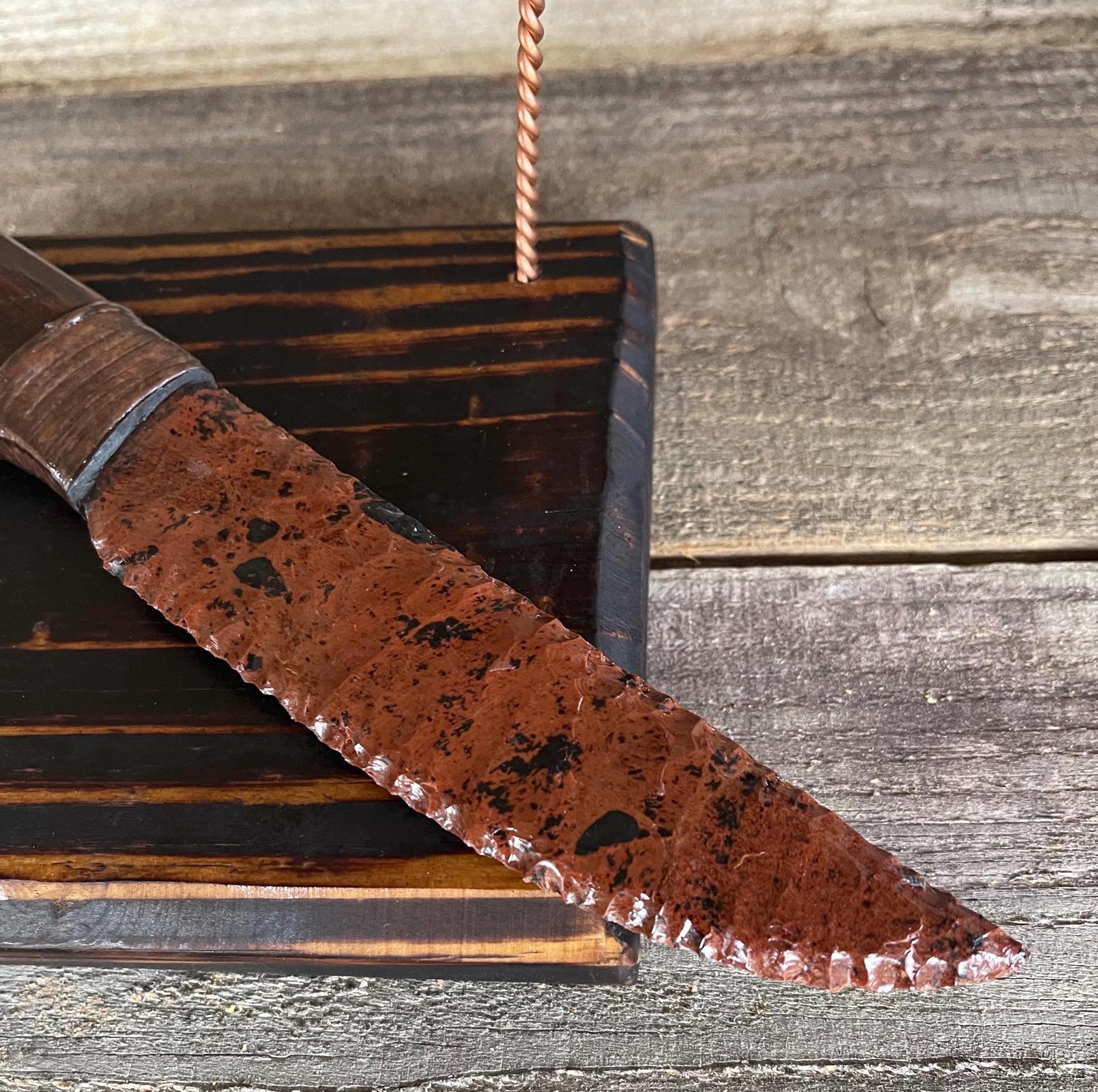 Mahogany Obsidian Knife