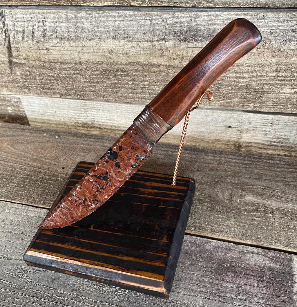 Mahogany Obsidian Knife