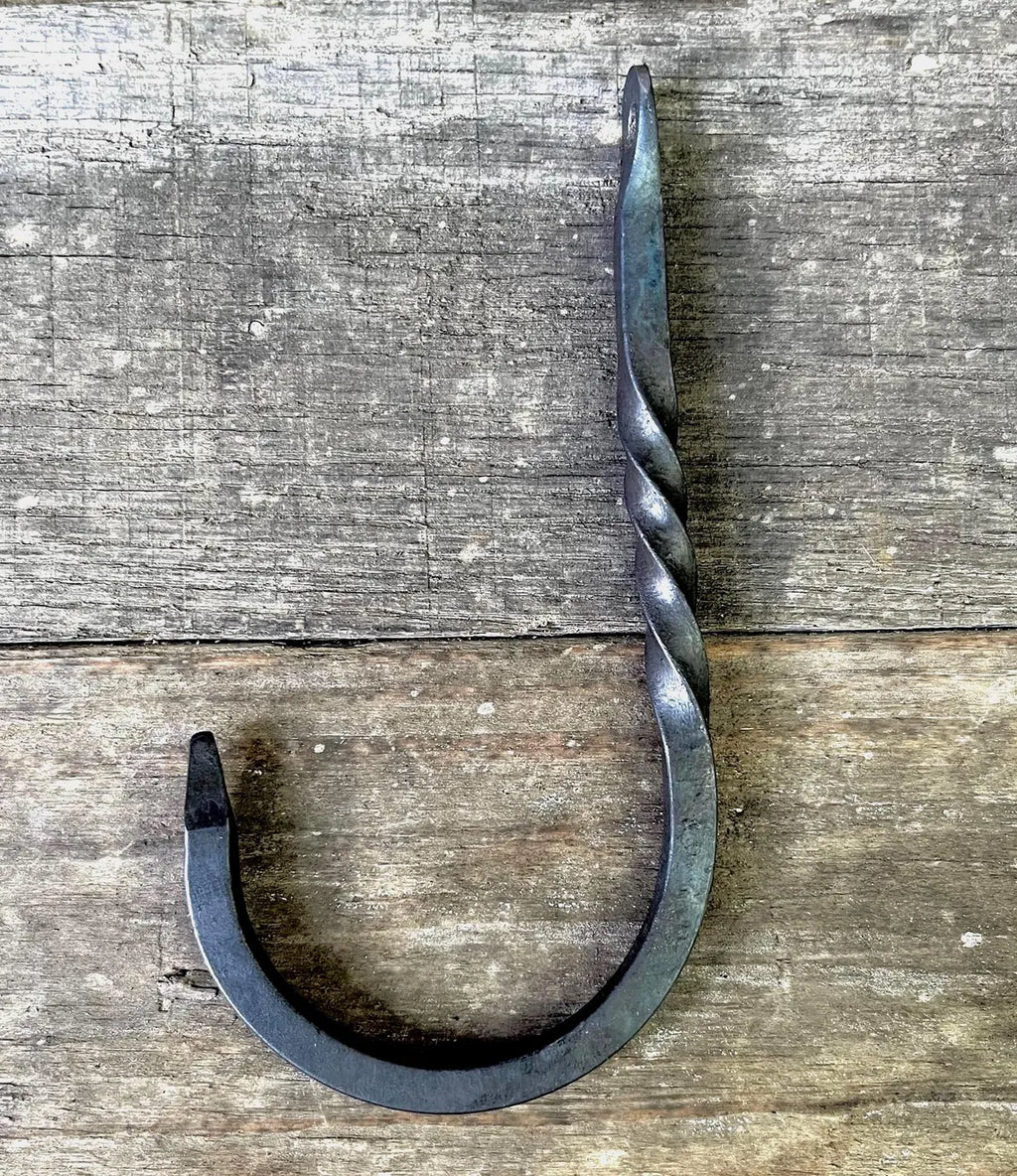 Hand-Forged Wall Hook - Large