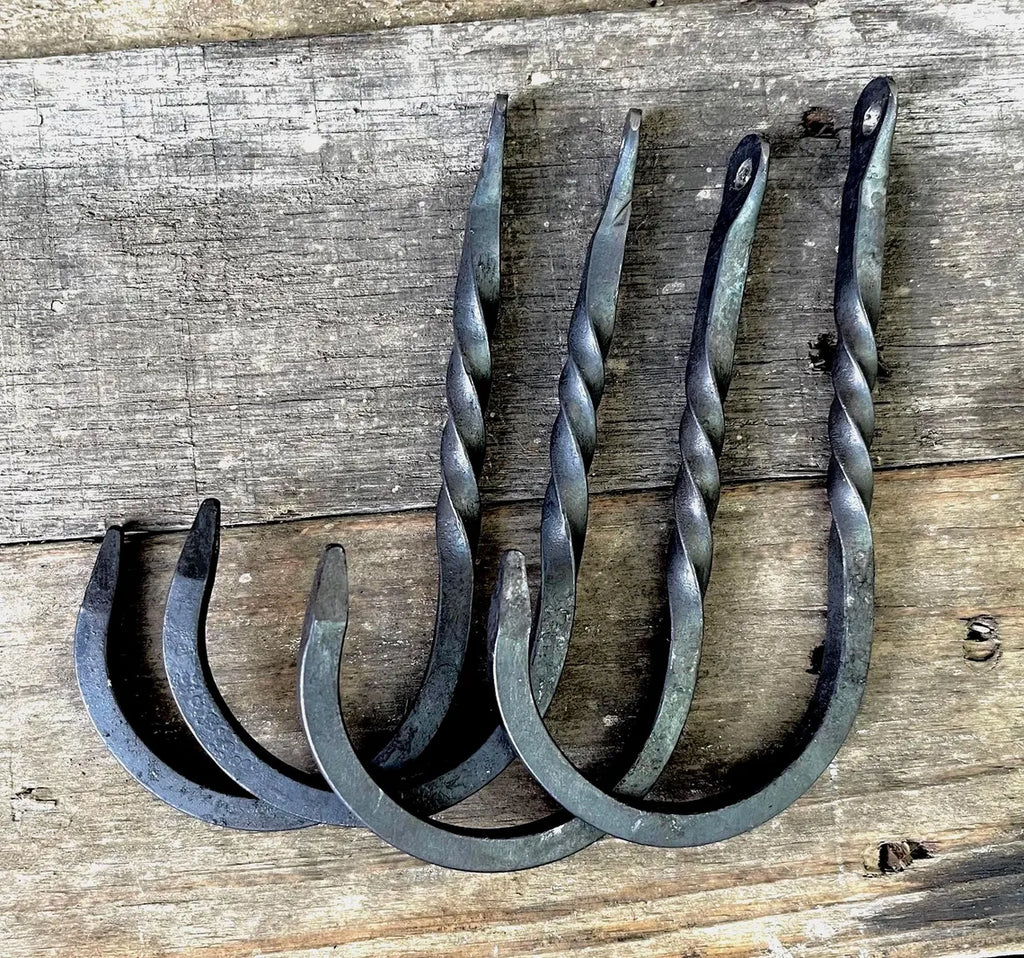Hand-Forged Wall Hook - Large