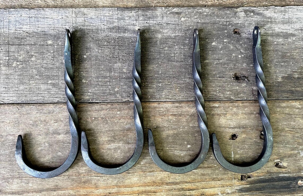 Hand-Forged Wall Hook - Long