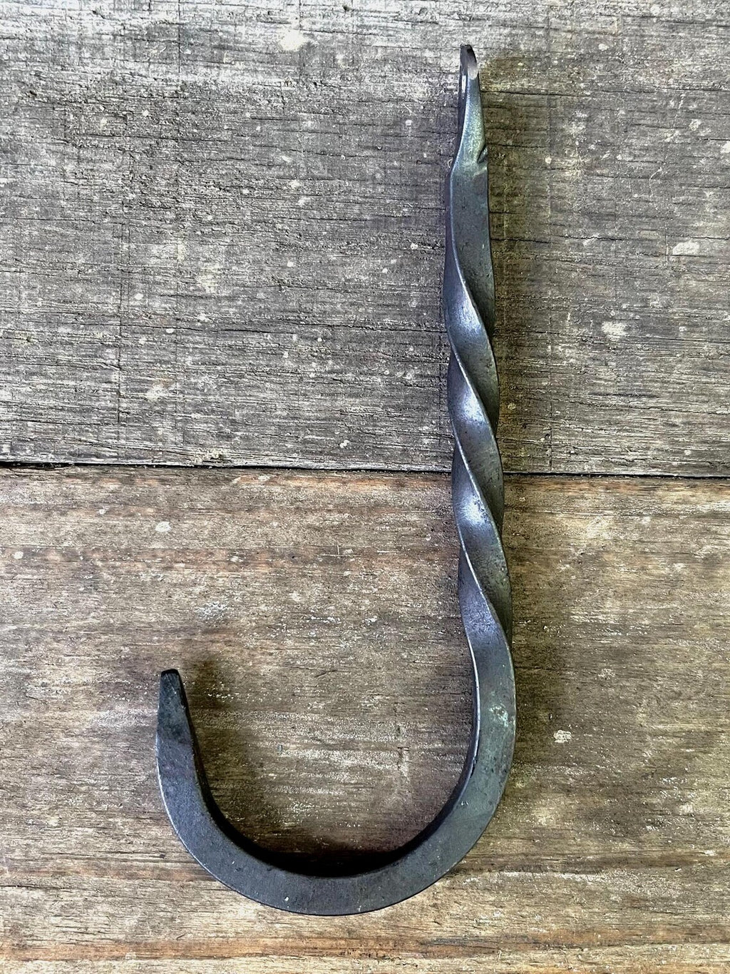 Hand-Forged Wall Hook - Long