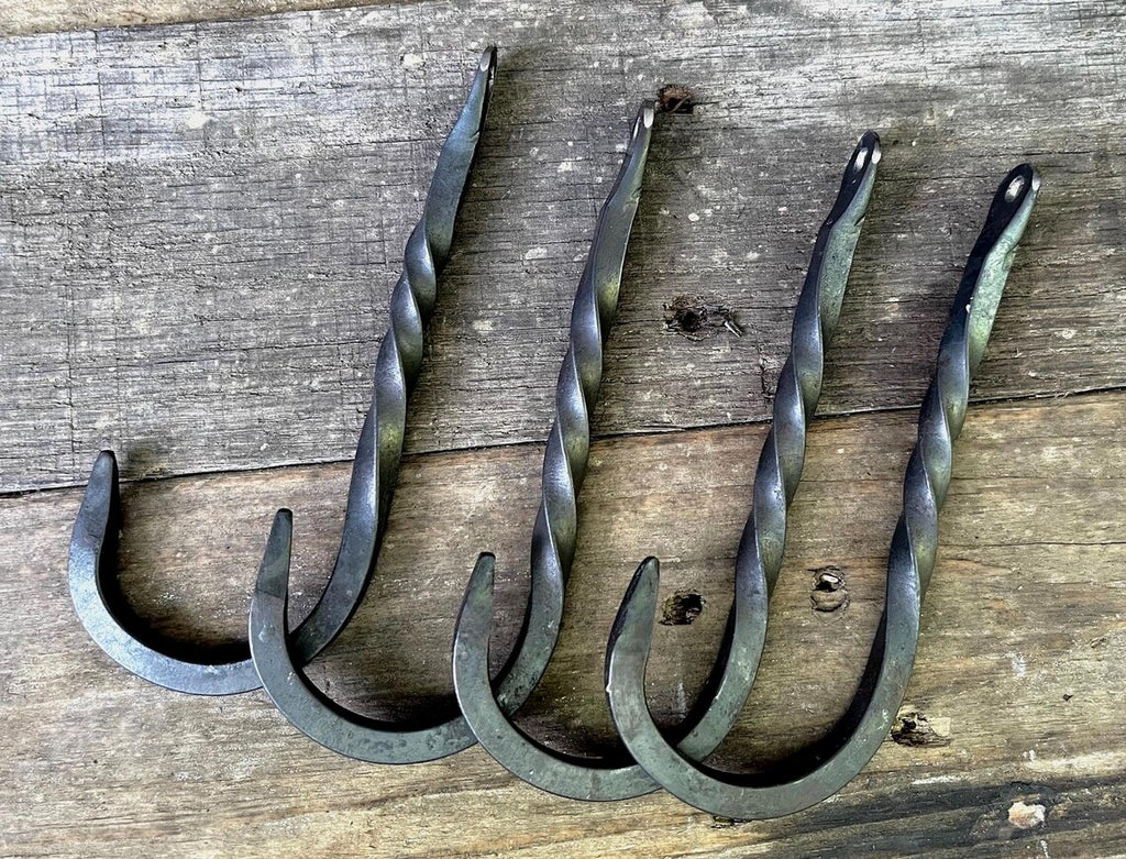 Hand-Forged Wall Hook - Long