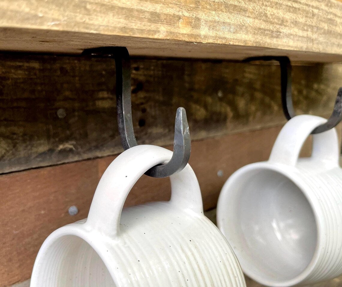 Hand-Forged Coffee Mug Hook