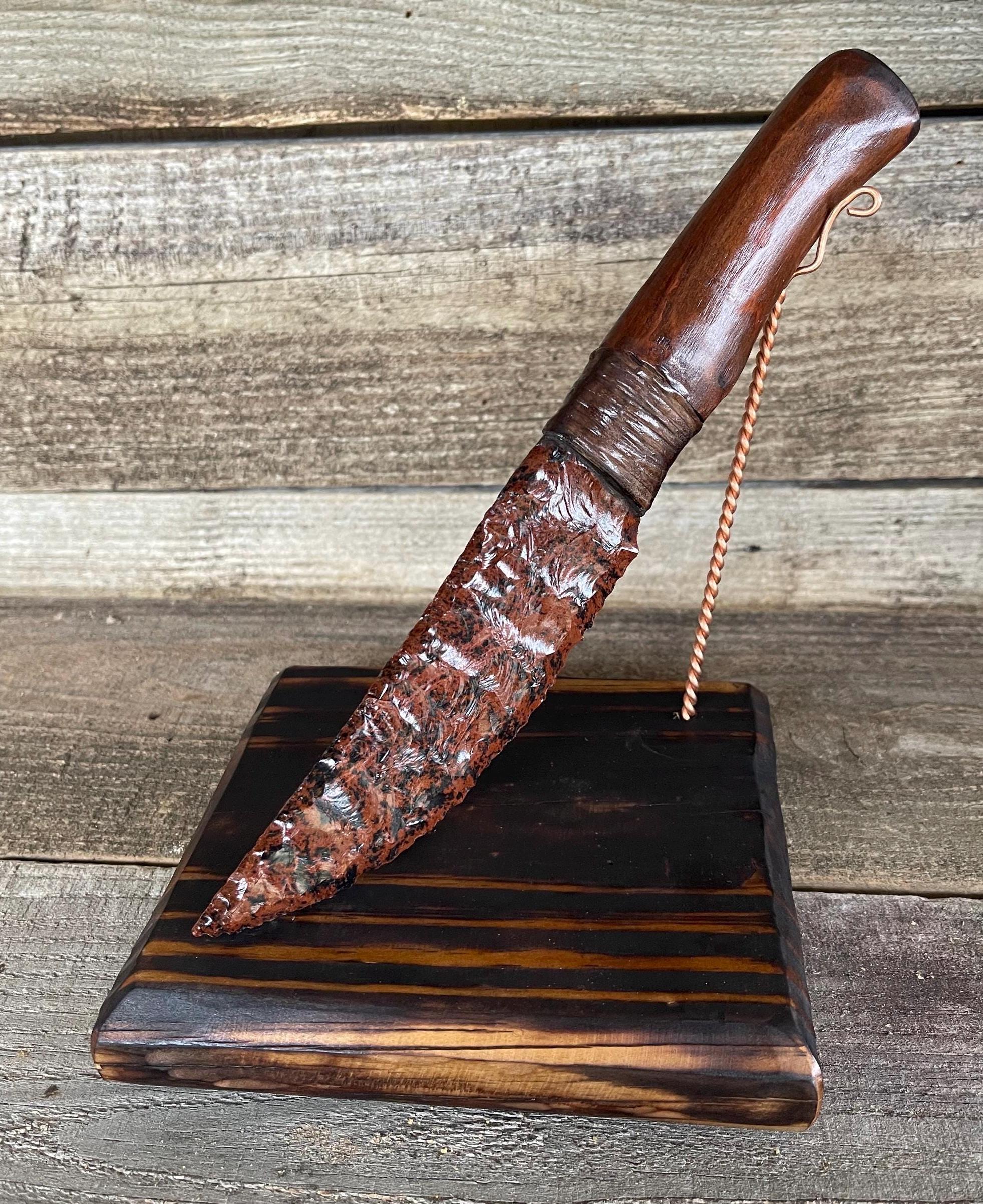 Mahogany Obsidian Knife