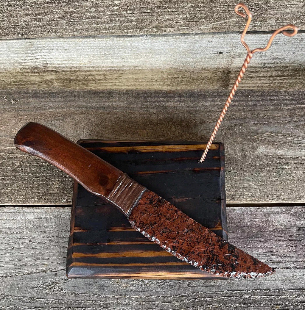 Mahogany Obsidian Knife