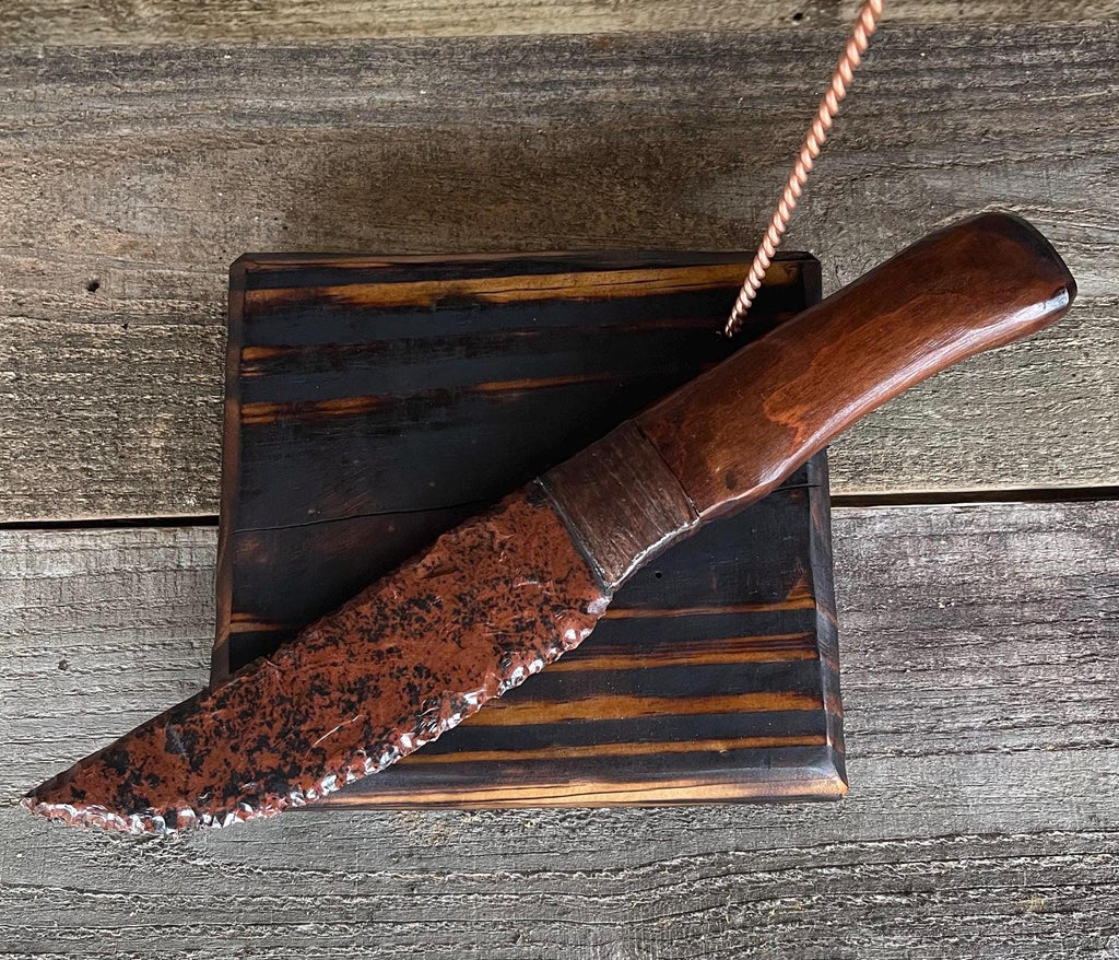 Mahogany Obsidian Knife