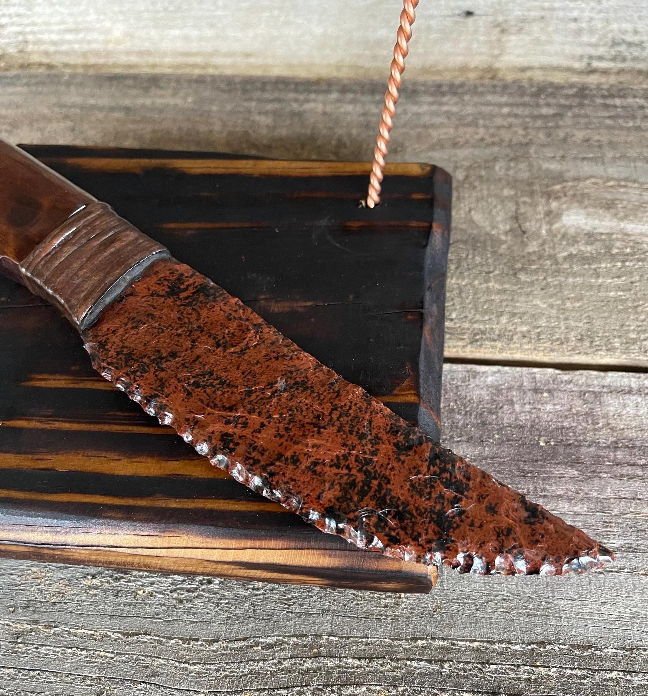 Mahogany Obsidian Knife