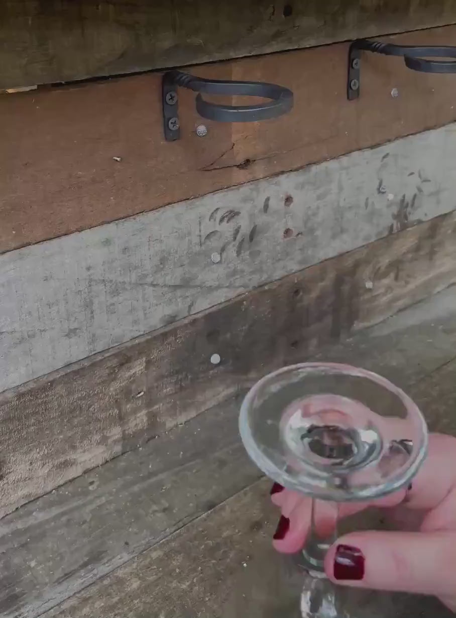 Hand-Forged Wine Glass Hanger