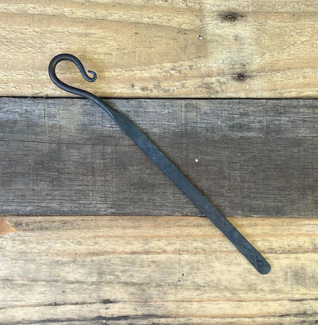 Hand-Forged Steel Bookmark - Scroll