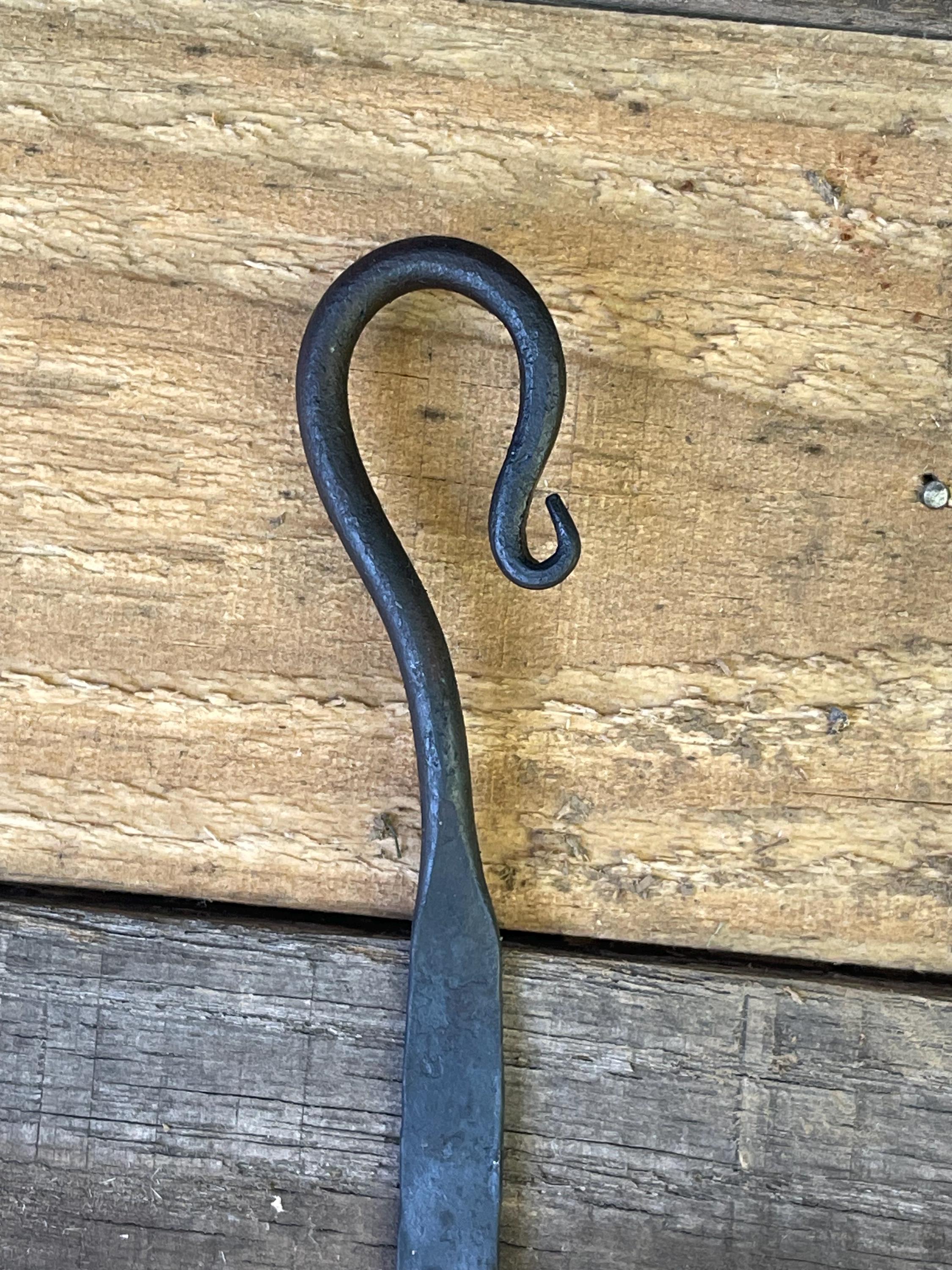 Hand-Forged Steel Bookmark - Scroll