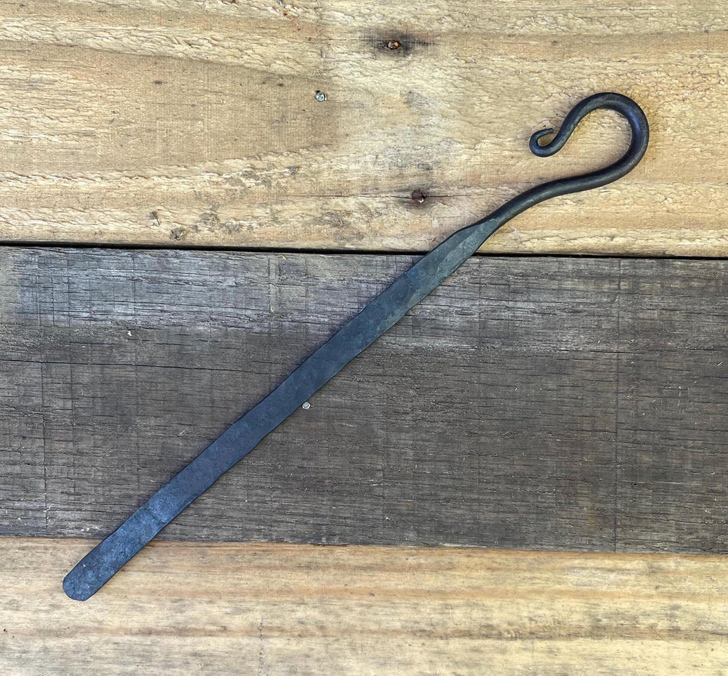 Hand-Forged Steel Bookmark - Scroll
