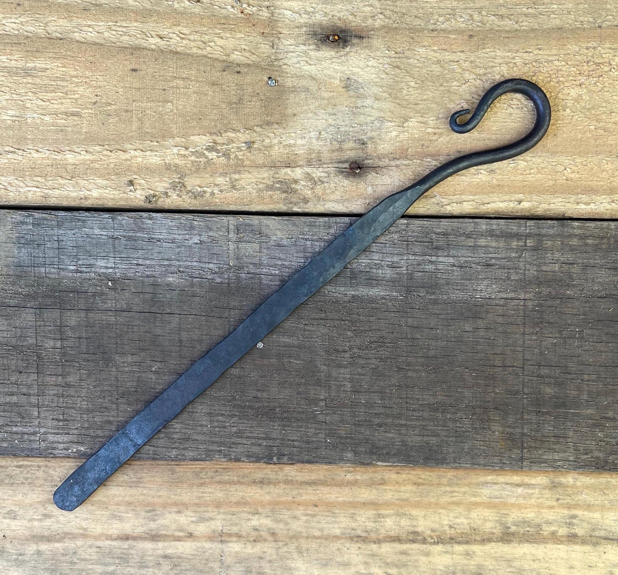 Hand-Forged Steel Bookmark - Scroll