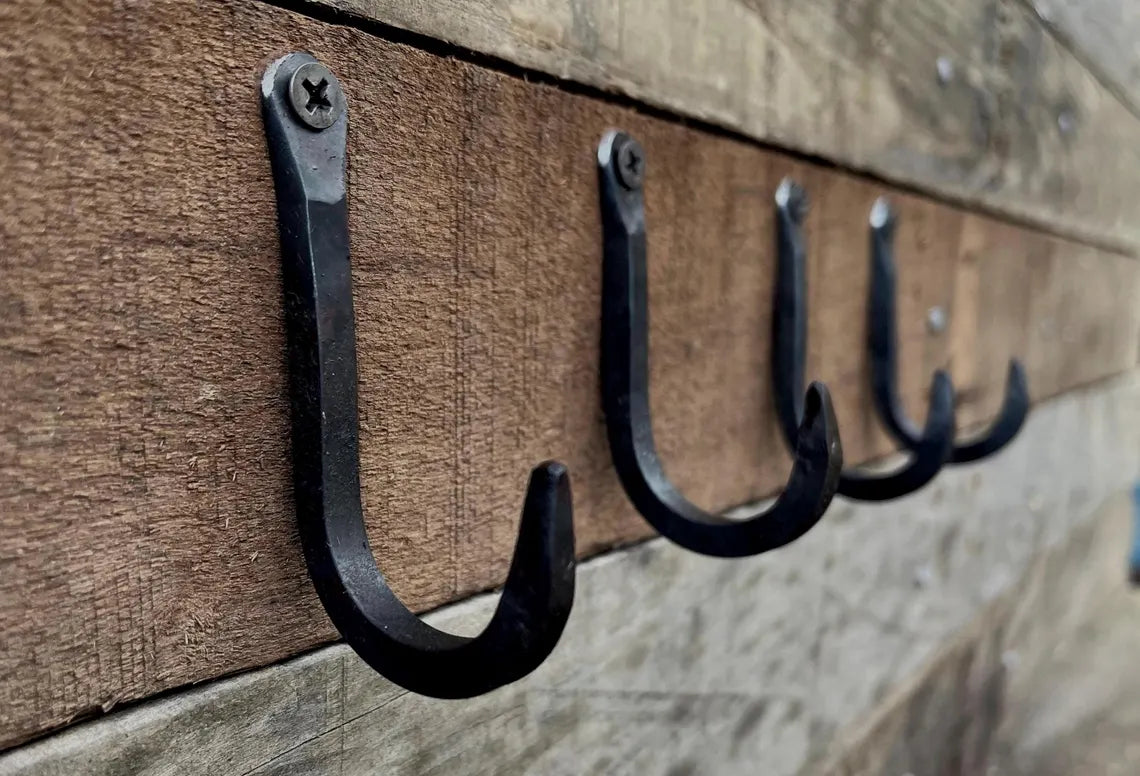 Hand-Forged Wall Hook - Small