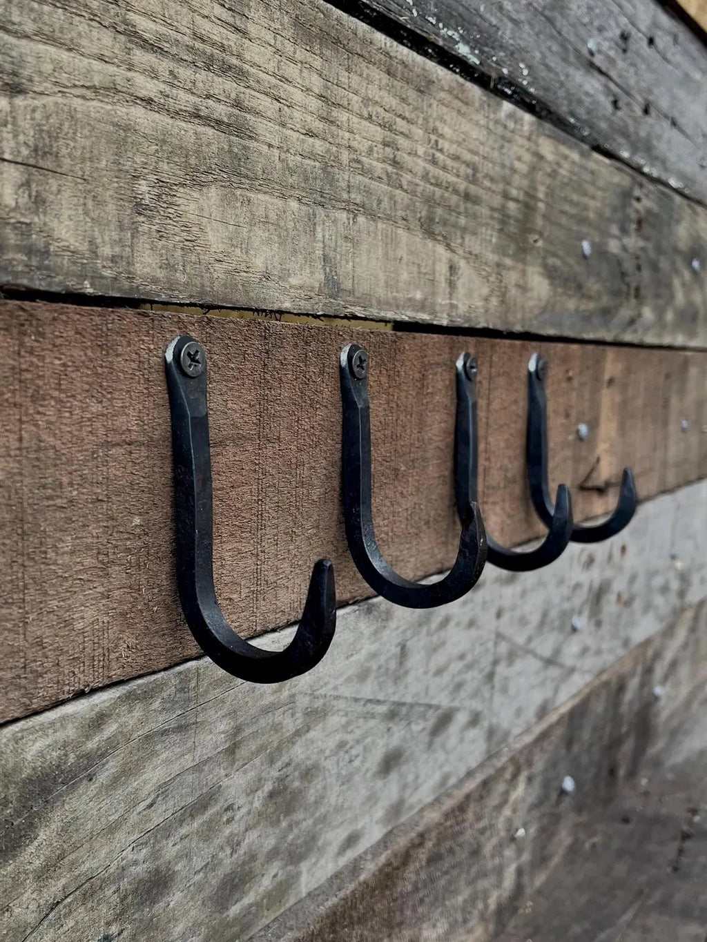 Hand-Forged Wall Hook - Small