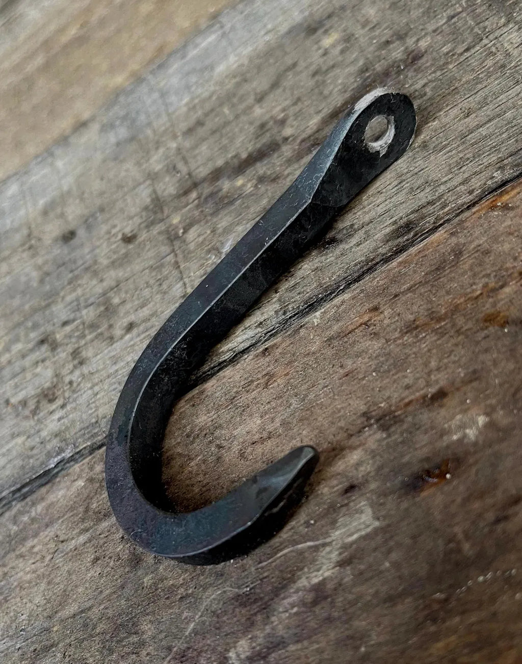 Hand-Forged Wall Hook - Small