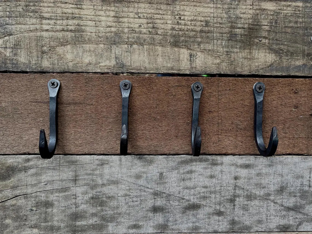 Hand-Forged Wall Hook - Small
